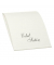 Briefblock 2003838001 Edelsatin, ohne, Lineatur 20 / blanko, A4, 100g, wei&szlig;, 40 Blatt
