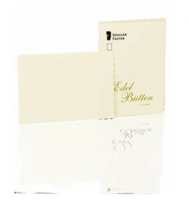 Blanko-Grußkarten 2052388803 A5 105mm x 148mm (BxH) gehämmert ivory