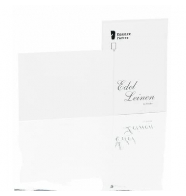 Blanko-Grußkarten 2052705002 A5 105mm x 148mm (BxH) Leinen weiß