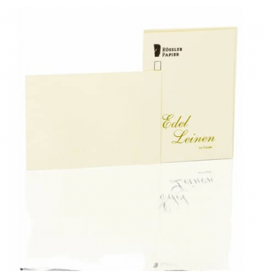 Blanko-Grußkarten 2052705802 A5 105mm x 148mm (BxH) Leinen ivory