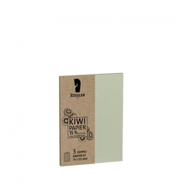 Blanko-Grußkarten 1144009637 240g kiwi Kiwi Papier/15 % Reste der Kiwi-Verarbeitung
