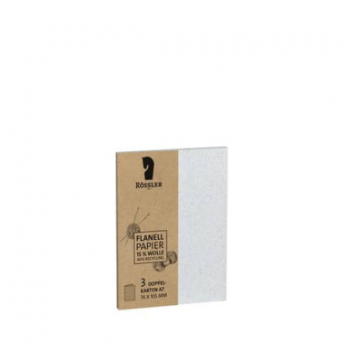 Blanko-Grußkarten 1144009641 240g Flanell Flanell Papier/15% Wolle-40% Recycling