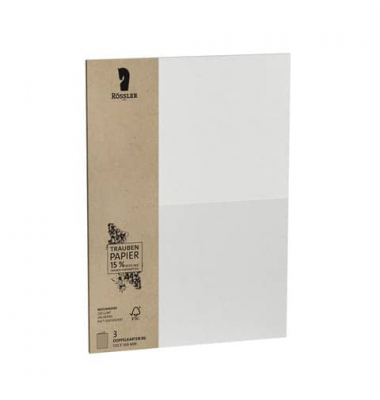 Blanko-Grußkarten 1144072640 240g Naturpapier/säurefrei grape Traubenpapier/15% Reste der Traubenverarbeitung