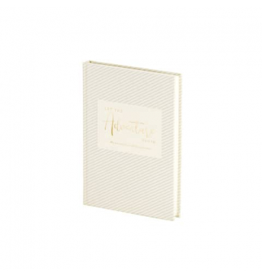 Notizbuch 18827191001, beige, A5, punktkariert, 96 Blatt / 192 Seiten