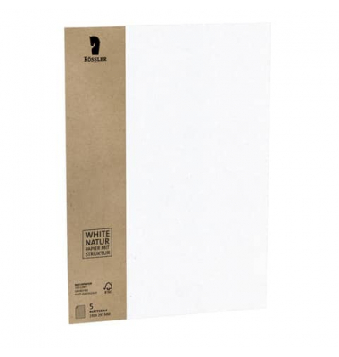 Motivpapier 1144001627, cotton weiß, Terra, A4, 120g