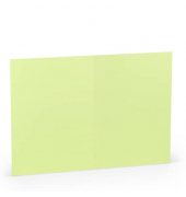 Blanko-Gru&szlig;karten 16407252 DIN B6  Hoch doppelt 240g planliegend pistache