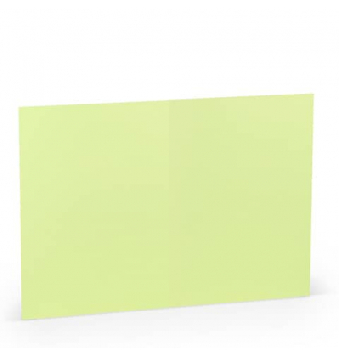 Blanko-Gru&szlig;karten 16407252 DIN B6  Hoch doppelt 240g planliegend pistache