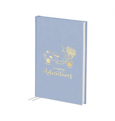 Notizbuch 18831933001, My Journal, blau, A5, punktkariert, 96 Blatt / 192 Seiten