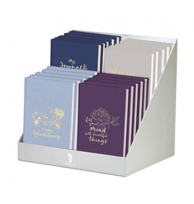 Notizbuch 18831932991, My Journal, farbig sortiert, A5, punktkariert, 96 Blatt / 192 Seiten