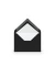 Designbriefumschlag Paperado 16400770, C7, nassklebend, 100g, schwarz