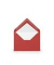 Designbriefumschlag Paperado 164007126, C7, nassklebend, 100g, tomate