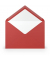 Designbriefumschlag Paperado 164011126, C5, nassklebend, 100g, tomate gerippt