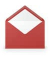 Designbriefumschlag Paperado 164011126, C5, nassklebend, 100g, tomate gerippt