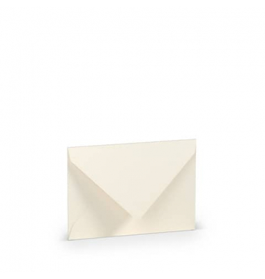 Designbriefumschlag Paperado 16400712, C7, nassklebend, 100g, ivory gerippt
