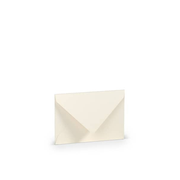 50 Stück Rössler Designbriefumschlag Paperado 16400712, C7, nassklebend, 100g, ivory gerippt 4014969169995 Rössler