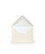 Designbriefumschlag Paperado 16400712, C7, nassklebend, 100g, ivory gerippt