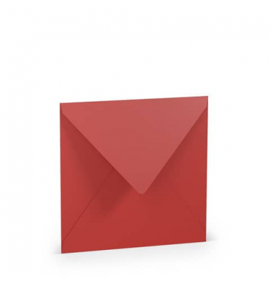 Designbriefumschlag 164040126, quadratisch, nassklebend, 100g, tomate