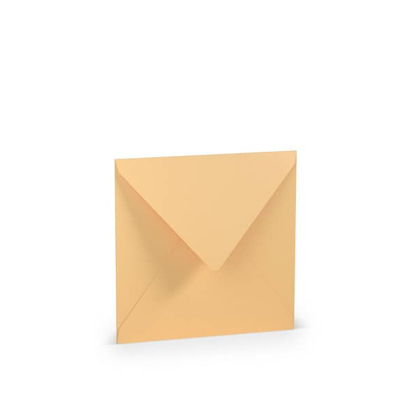 25 Stück Rössler Designbriefumschlag Paperado 164040122, quadratisch, nassklebend, 100g, melon 4014969186053 Rössler