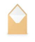 Designbriefumschlag Paperado 164040122, quadratisch, nassklebend, 100g, melon