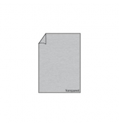 164001145 Briefbogen A4 100g transparent silber 210x297mm