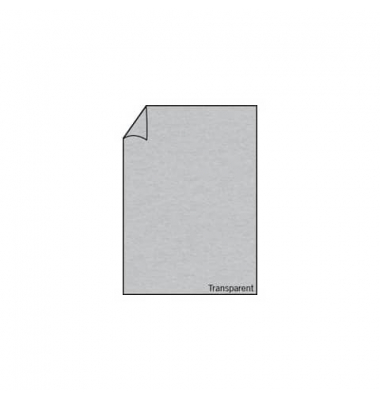 164001145 Briefbogen A4 100g transparent silber 210x297mm