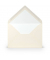 Designbriefumschlag 16402012, B6, nassklebend, 100g, Ivory gerippt