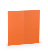 Blanko-Grußkarten 16406921 DIN lang 100mm x 210mm (BxH) 220g orange gerippt