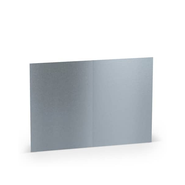 100 Stück Rössler Blanko-Grußkarten 16407080 A5 105mm x 148mm (BxH) 220g silber 4014969240847 Rössler