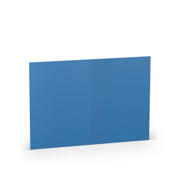 100 Stück Rössler Blanko-Grußkarten 16407096 A5 105mm x 148mm (BxH) 220g stahlblau 4014969240892 Rössler