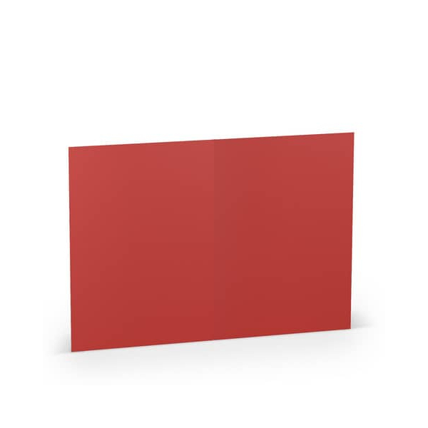 100 Stück Rössler Blanko-Grußkarten 164070126 A5 105mm x 148mm (BxH) 220g tomate gerippt 4014969240991 Rössler