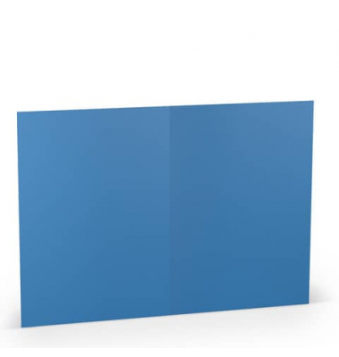 Blanko-Grußkarten 16407196 A5 148mm x 210mm (BxH) 220g planliegend stahlblau