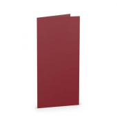 Blanko-Grußkarten 16400372 DIN lang hoch doppelt 100mm x 210mm (BxH) 220g rosso