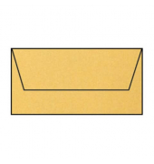 Designbriefumschlag 164502165, Din Lang, 120g, gold metallic
