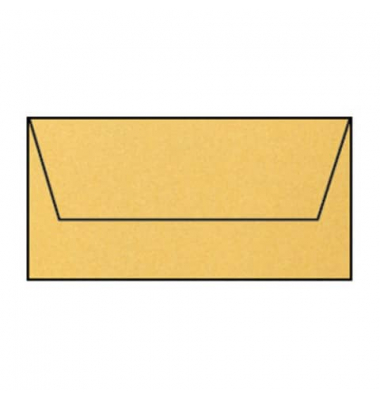 Briefumschlag 164502165 Din Lang ohne Fenster 120g gold metallic