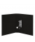 Ordner Soho 1317452701, A4 50mm schmal Karton vollfarbig schwarz