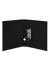Ordner Soho 1317452701, A4 50mm schmal Karton vollfarbig schwarz