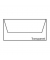 Designbriefumschlag Paperado 164002159, Din Lang, nassklebend, 90g, transparent weiß