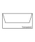 Designbriefumschlag 164002159, Din Lang, nassklebend, 90g, transparent weiß