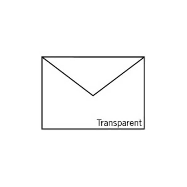 50 Stück Rössler Designbriefumschlag Paperado 164005159, C6, nassklebend, 90g, transparent weiß 4014969280485 Rössler