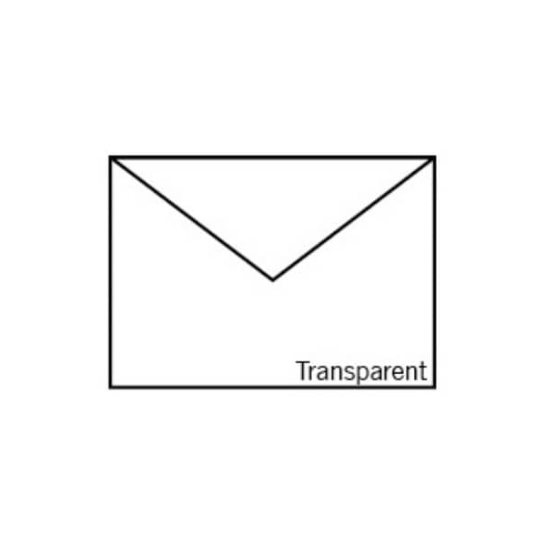 50 Stück Rössler Designbriefumschlag Paperado 164020159, B6, nassklebend, 90g, transparent weiß 4014969280720 Rössler