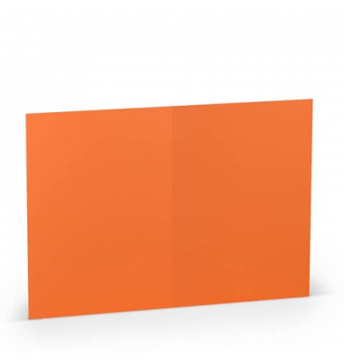 Blanko-Grußkarten 1103070021 A5 105mm x 148mm (BxH) 220g planliegend orange