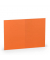Blanko-Grußkarten 1103070021 A5 105mm x 148mm (BxH) 220g planliegend orange