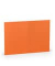 Blanko-Grußkarten 1103070021 A5 105mm x 148mm (BxH) 220g planliegend orange