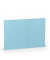 Blanko-Grußkarten 1103070124 A5 105mm x 148mm (BxH) 220g planliegend aquablau