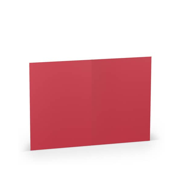 10 Stück Rössler Blanko-Grußkarten 1103070036 A5 105mm x 148mm (BxH) 220g planliegend rot 4014969292358 Rössler 5 Stück