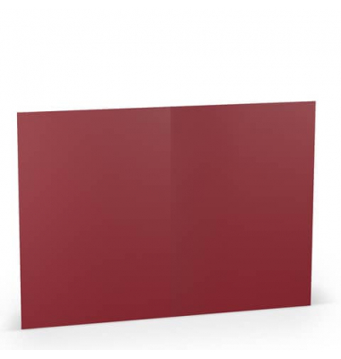 Blanko-Grußkarten 1103071072 A5 148mm x 210mm (BxH) 220g planliegend rosso