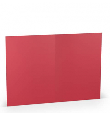 Blanko-Grußkarten 1103071036 A5 148mm x 210mm (BxH) 220g planliegend rot