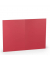 Blanko-Grußkarten 1103071036 A5 148mm x 210mm (BxH) 220g planliegend rot