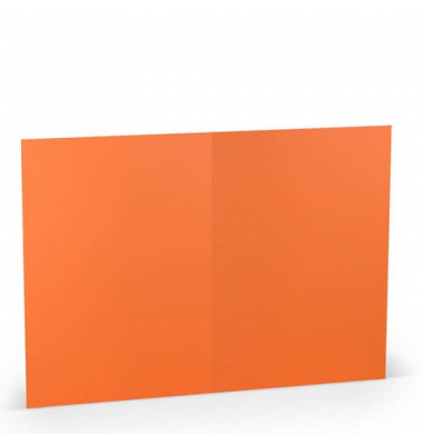 Blanko-Grußkarten 1103071021 A5 148mm x 210mm (BxH) 220g planliegend orange