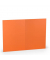 Blanko-Grußkarten 1103071021 A5 148mm x 210mm (BxH) 220g planliegend orange